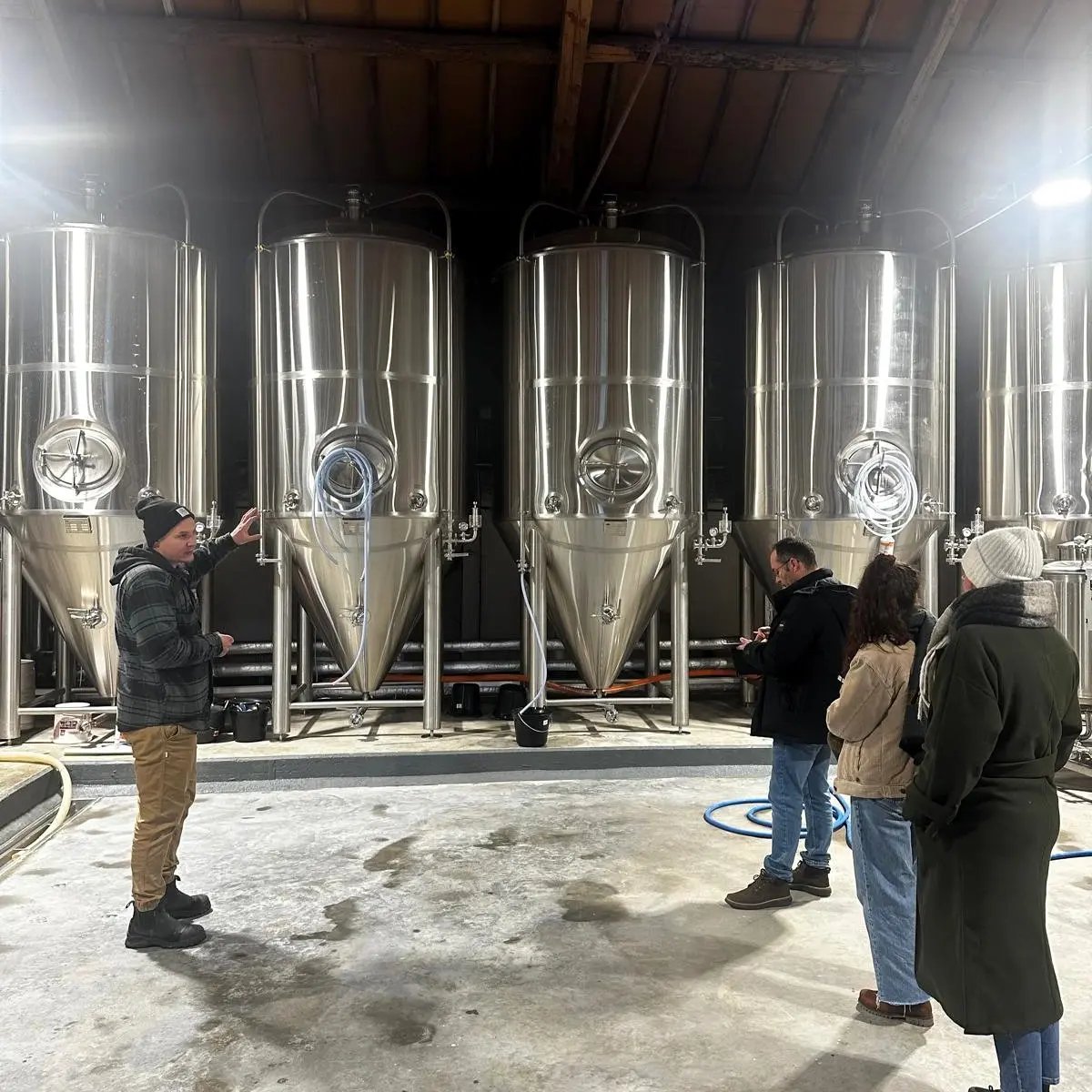 Visite commentee brasserie Dark Lab, Saint-Ours