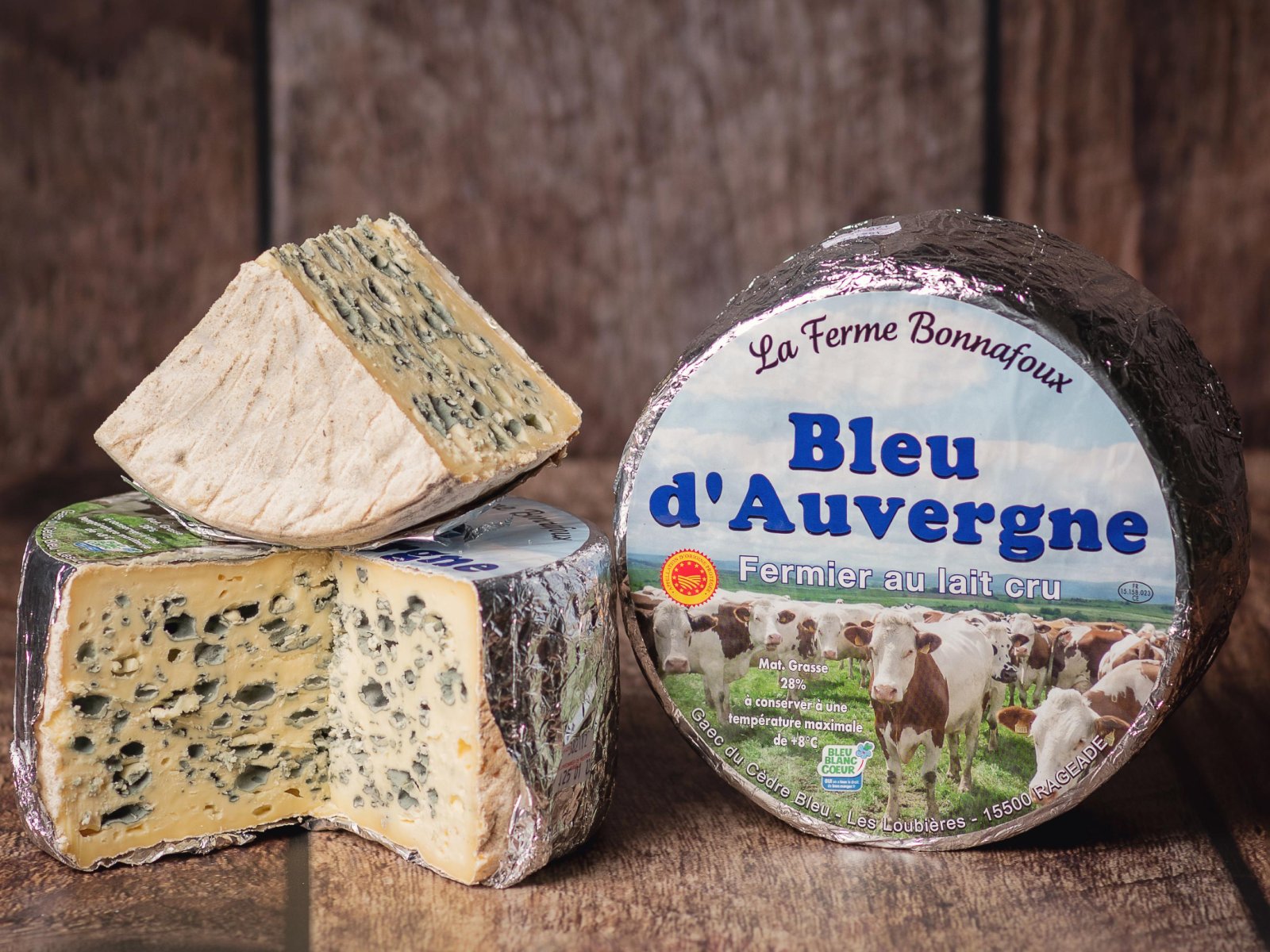 Le Bleu d'Auvergne, fromage AOP persillé