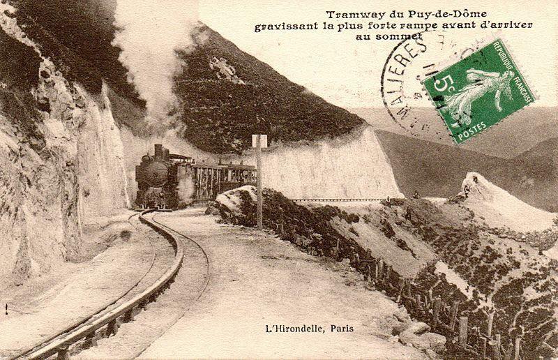 Le tramway à vapeur du Puy-de-Dôme