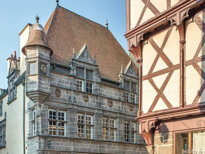 Le marché de Riom, sous sa halle historique