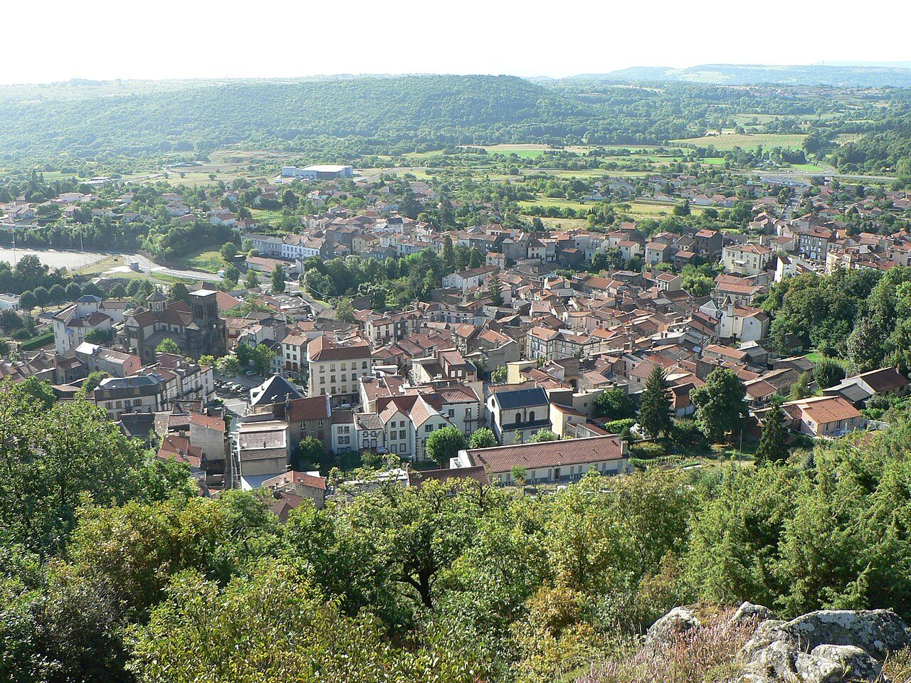 Le marché de Volvic